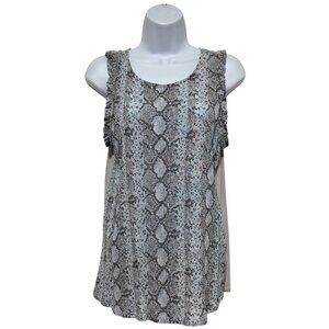 Maurices-Women's Large Pullover Top Sleeveless Multi-Color Rayon-Spandex